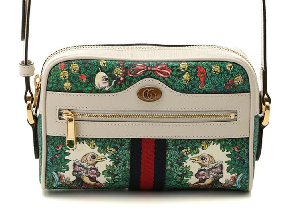 Gucci shoulder bag Ivory White Yoko Higuchi limited edition
